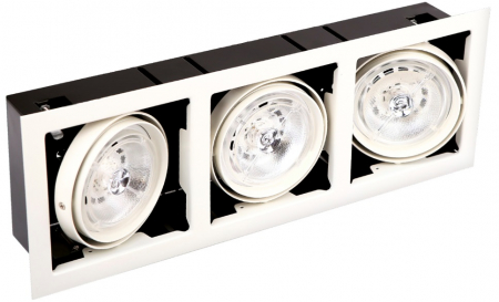 Spot ajustabil alb triplu Erian III 50,5x18,5x11 cm din metal, H0061 - Maxlight [1]