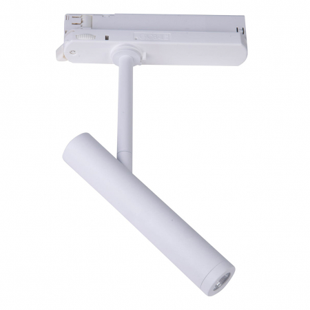 Produse - Spot ajustabil pentru sina alb/negru iluminare LED Polix 16,8x3 cm metal,  S0005 - Maxlight