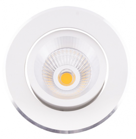 Spot alb ajustabil iluminare LED Kob Ø 9,8 cm din metal, H0085 - Maxlight [2]