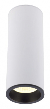 Spot aplicabil alb cilindric cu iluminare LED Luan Ø 6 cm din metal, C0153 - Maxlight [4]