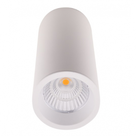 Promotii - Spot aplicabil alb cilindric cu iluminare LED Luan Ø 6 cm din metal, C0153 - Maxlight