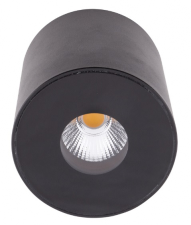 Spot aplicabil cilindric negru/alb iluminare LED Levon Ø 7,3 cm metal/sticla IP54, C0152 - Maxlight [5]