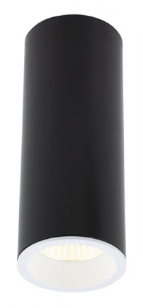 Spot aplicabil negru cilindric cu iluminare LED Luan Ø 6 cm din metal, C0154 - Maxlight [4]