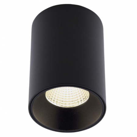 Produse - Spot aplicabil negru cilindric iluminare LED 920 lm Elkan Ø 7 cm, din metal, C0163 - Maxlight