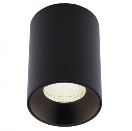 Produse - Spot aplicabil negru cilindric iluminare LED 840 lm Elkan Ø 7 cm, din metal, C0161 - Maxlight