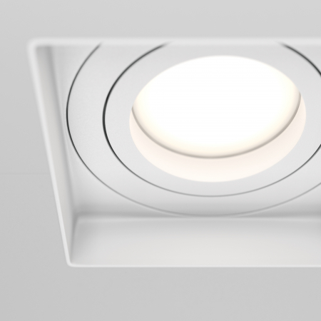 Spot Atom DL003-01-W, incastrat, 1xGU10, alb, IP20, Maytoni [1]