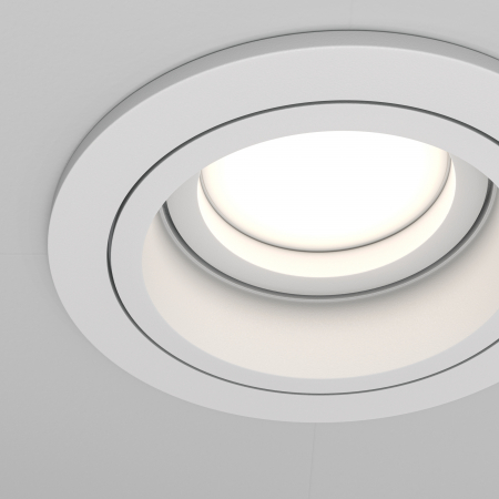 Spot Atom DL025-2-01W, incastrat, 1xGU10, alb, IP20, Maytoni [1]