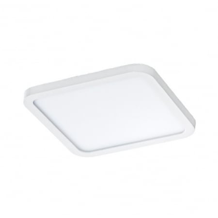 Spoturi si becuri - Spot baie LED patrat alb/negru tip incastrat Upasa 14,5 x 14,5 cm, rama metalica, IP44, AZ 2837 - Azzardo