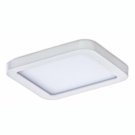 Spoturi si becuri - Spot baie LED patrat alb/negru tip incastrat Upasa 8,5 x 8,5 cm, rama metalica, IP44, AZ 2830 - Azzardo
