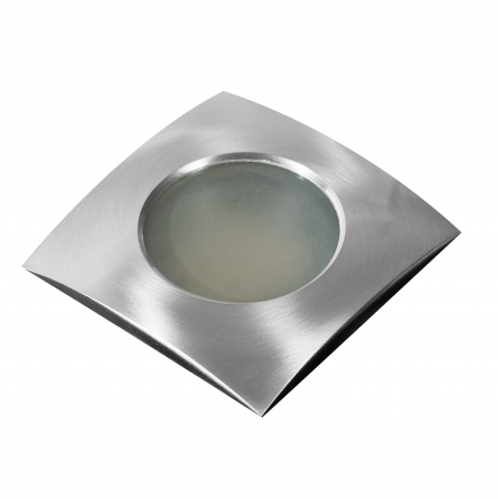 Spot baie patrat incorporabil Theron crom/alb/negru/aluminiu, IP54, AZ 0811 - Azzardo [0]