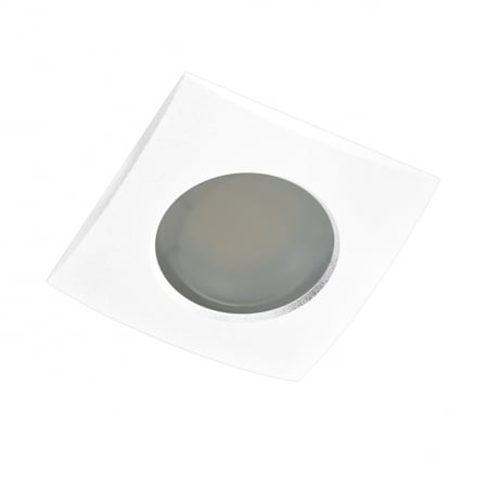Spoturi si becuri - Spot baie patrat incorporabil Theron crom/alb/negru/aluminiu, IP54, AZ 0813 - Azzardo