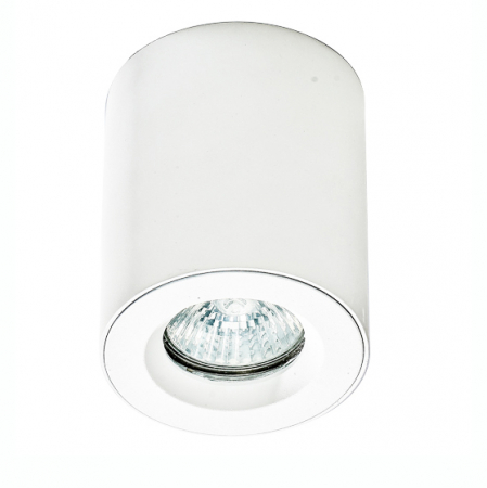Spot baie rotund aplicat Netta 8x8 cm, metal alb/negru/crom forma cilindrica, IP54, AZ 2558 - Azzardo [2]