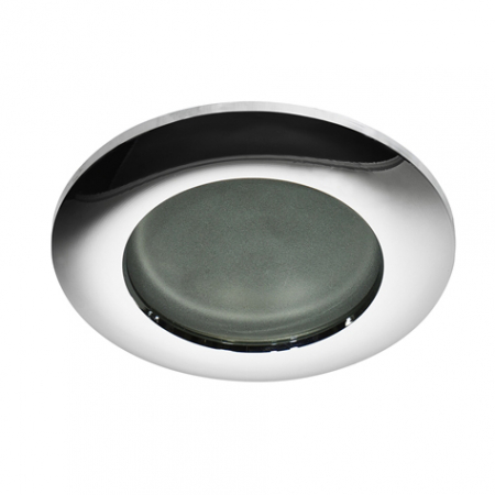 Spot baie rotund incorporabil Dagda Ø9 cm alb/negru/aluminiu/crom, IP54, AZ 0810 - Azzardo [1]
