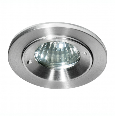 Spoturi si becuri - Spot baie rotund incorporabil Rohan Ø 7,5 cm, alb/aluminiu, IP54, AZ 0814 - Azzardo