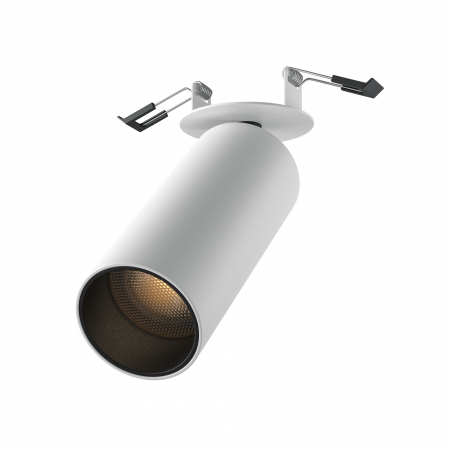 Spoturi si becuri - Spot LED Focus C053CL-L12W3K-W-W, incastrat, 12W, 950lm, lumina calda, IP20, alb, Maytoni
