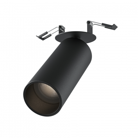 Spoturi si becuri - Spot LED Focus C053CL-L12W4K-W-B, incastrat, 12W, 1020lm, lumina neutra, IP20, negru, Maytoni