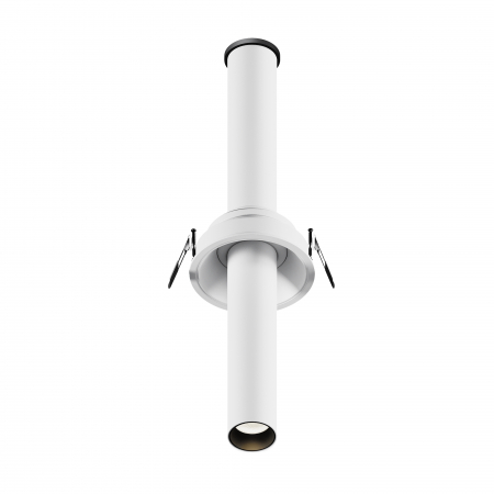 Spoturi si becuri - Spot LED 7W Incastrat, Maytoni, 460lm, Lumina Calda (3000K), Alb