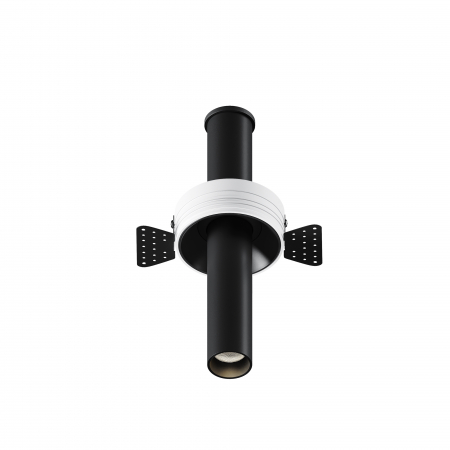 Spoturi si becuri - Spot LED 7W Incastrat, Maytoni, 460lm, Lumina Calda (3000K), Alb+Negru