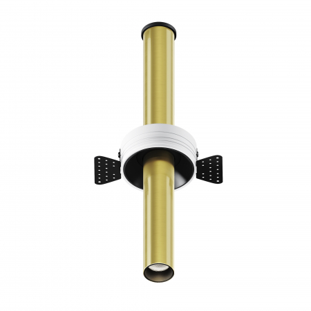 Spoturi si becuri - Spot FOCUS T Negru si auriu 3000k C140TRS-L300-7W3K-BBS Maytoni Technical