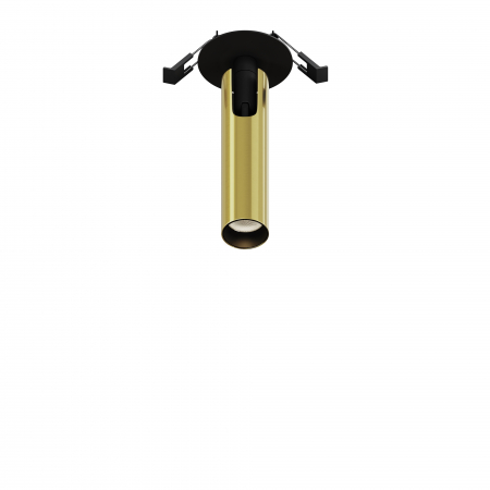 Promotii - Spot LED 6W Incastrat, Maytoni, 280lm, Lumina Calda (3000K), Arama+Negru