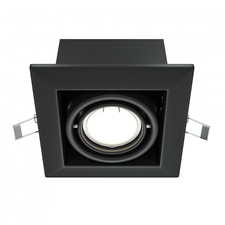 Spot Metal DL008-2-01-B, incastrat, 1xGU10, negru, IP20, Maytoni [1]