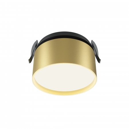 Spoturi si becuri - Spot ONDA Negru si auriu mat DL024-12W-DTW-BMG Maytoni Technical