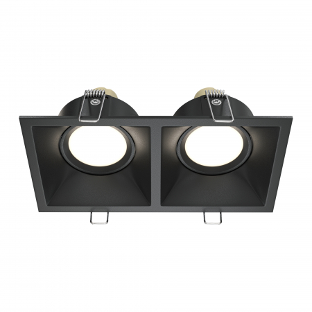 Promotii - Spot Dot DL029-2-02B, incastrat, 2xGU10, negru, IP20, Maytoni