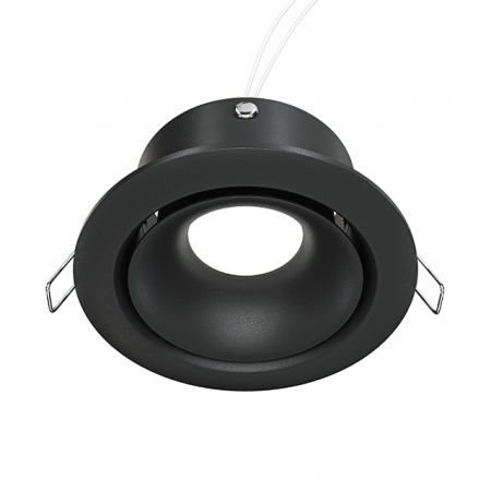 Spoturi si becuri - Spot Yin DL030-2-01B, incastrat, 1xGU10, negru, IP20, Maytoni