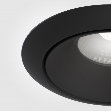 Spot LED 12W Incastrat, Maytoni, 830lm, Lumina Neutra (4000K), Negru [1]