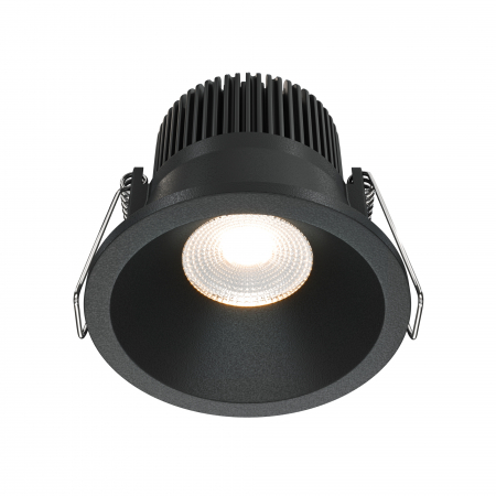 Spoturi si becuri - Spot LED 6W Incastrat, Maytoni, 620lm, Lumina Calda (3000K), Alb