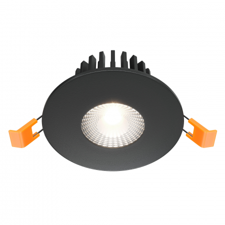 Promotii - Spot LED 7W Incastrat, Maytoni, 500lm, Lumina Neutra (4000K), Negru