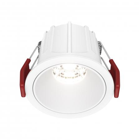 Spoturi si becuri - Spot LED 10W Incastrat, Dimabil, Maytoni, 550lm, Lumina Neutra (4000K), Alb