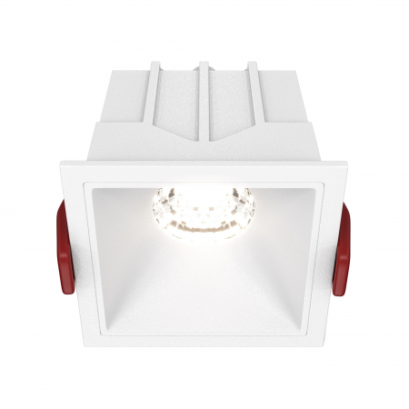 Spoturi si becuri - Spot LED 10W Incastrat, Dimabil, Maytoni, 500lm, Lumina Neutra (4000K), Alb