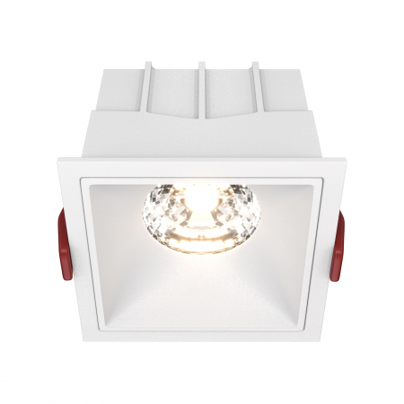 Spoturi si becuri - Spot LED 15W Incastrat, Dimabil, Maytoni, 1150lm, Lumina Calda (3000K), Alb