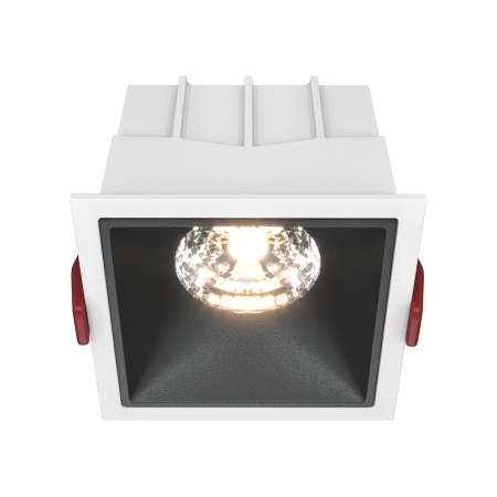 Promotii - Spot LED 15W Incastrat, Maytoni, 1050lm, Lumina Calda (3000K), Alb+Negru