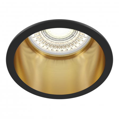 Promotii - Spot Reif DL049-01GB, incastrat, 1xGU10, negru+auriu, IP20, Maytoni