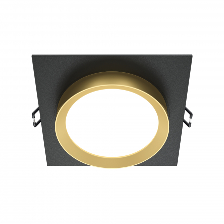 Spoturi si becuri - Spot Hoop DL086-GX53-SQ-BG, 1xGX53, negru+auriu, IP20, Maytoni