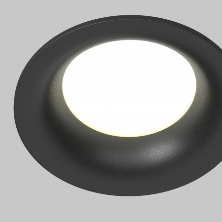 Spot Slim DL088-GU10-RD-B, incastrat, 1xGU10, negru, IP65, Maytoni [1]