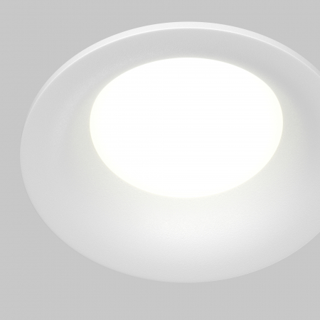 Spot Slim DL088-GU10-RD-W, incastrat, 1xGU10, alb, IP65, Maytoni [1]