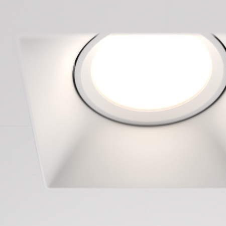 Spot Dot DL042-01-SQ-W, incastrat, 1xGU10, alb, IP20, Maytoni [1]