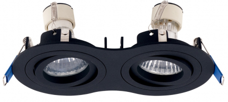 Spot dublu ajustabil alb/negru Leon 17x9x3,2 cm, metal, H0083 - Maxlight [5]