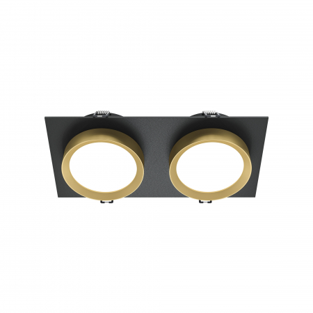Promotii - Spot Hoop DL086-02-GX53-SQ-BG, 2xGX53, negru+auriu, IP20, Maytoni