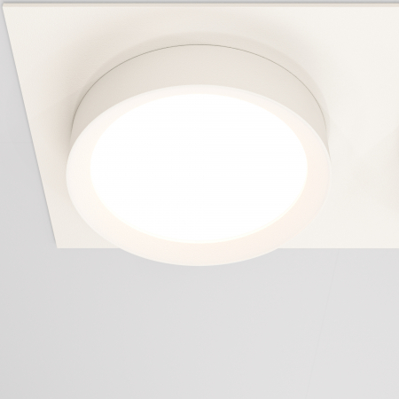 Spot Hoop DL086-02-GX53-SQ-W, 2xGX53, alb, IP20, Maytoni [1]