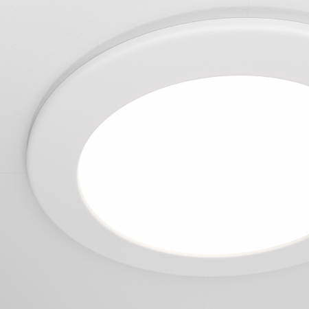 Spot LED 12W Incastrat, Maytoni, 1100lm, Lumina Calda/Neutra/Rece, Alb [2]
