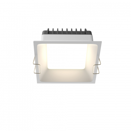 Spoturi si becuri - Spot LED 12W Incastrat, Maytoni, 820lm, Lumina Calda+Neutra+Rece, Alb