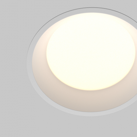 Spot LED 12W Incastrat, Maytoni, 900lm, Lumina Calda+Neutra+Rece, Alb [1]