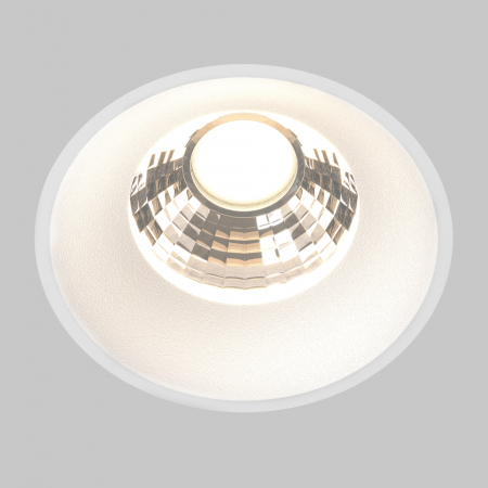 Spot LED 12W Incastrat, Maytoni, 920lm, Lumina Calda (3000K), Alb [1]