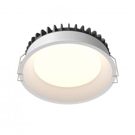 Produse - Spot LED 18W Incastrat, Maytoni, 1370lm, Lumina Calda+Neutra+Rece, Alb