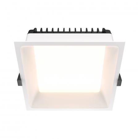 Produse - Spot LED 18W Incastrat, Maytoni, 1400lm, Lumina Calda (3000K), Alb