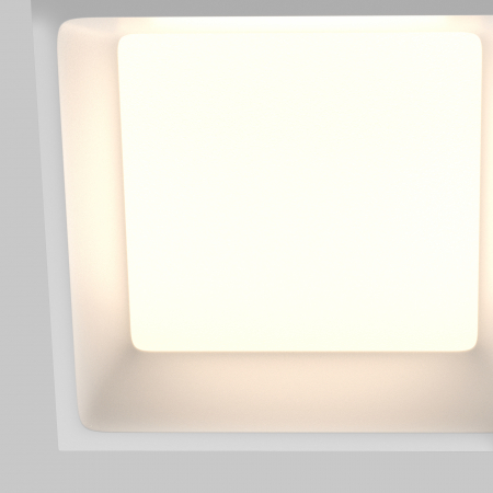Spot LED 18W Incastrat, Maytoni, 1420lm, Lumina Calda+Neutra+Rece, Alb [1]